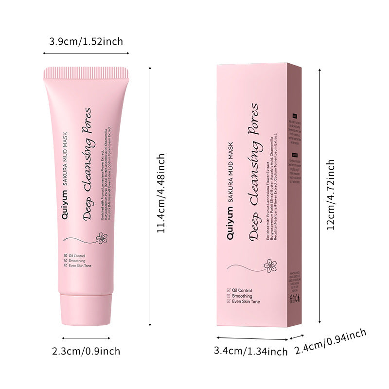 30g Cleansing, Hydrating And Moisturizing Cherry Blossom Mud Mask