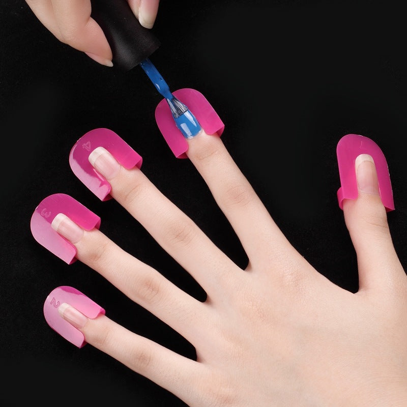 Nail Tool Polish Glue Model Clip Anti-spill Sticker