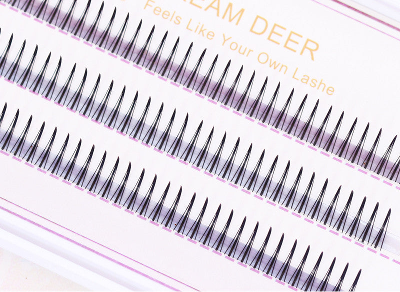 A-type False Eyelashes Female Single Cluster Piecewise