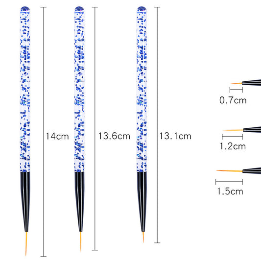 Set of 3 Nail Brush Tools
