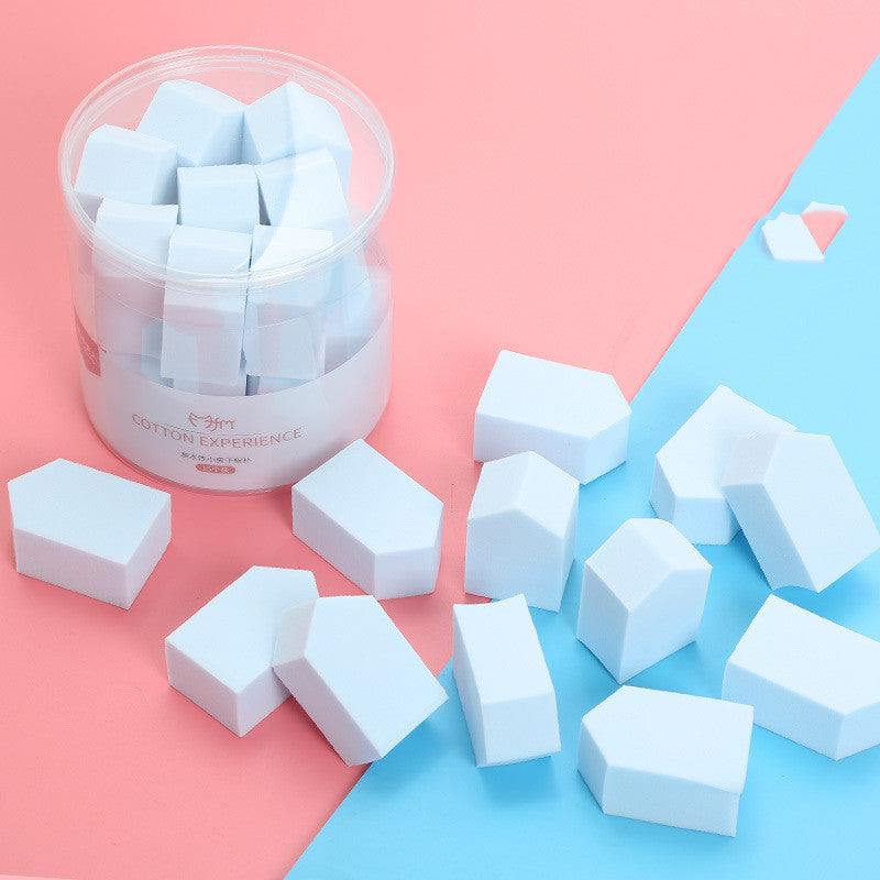 Pentagonal powder puff