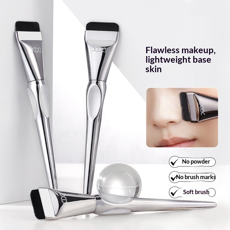 Foundation Brush Ultra-Thin Flat Head Doesnt Over-Absorb Foundation Makeup Brush For Professionals