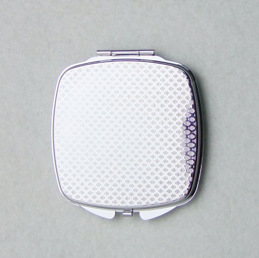 Compact Mirror Thermal Transfer Metal Makeup Mirror
