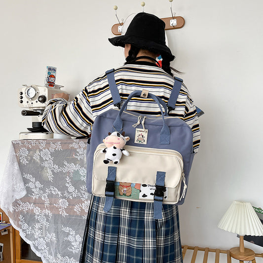 Japanese Cute Student School Bag Girl Portable Messenger Bag