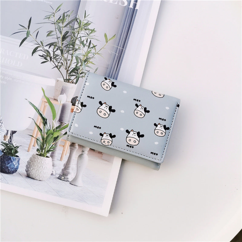 New Multi- Card Pocket Small Wallet Short Wallet Ladies Mini Wallet 30 Off Wallet Japanese And Korean Version Card Package Women