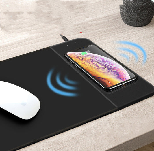 Wireless Charging Mouse Pad Cute Cartoon Mousepad Mouse Dot Pad Cartoon Pad