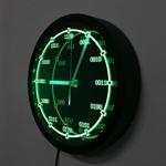 LED Luminous Wall Clock Black Wall Clock Binary Time Scale Home Decoration Clock Wall Clock
