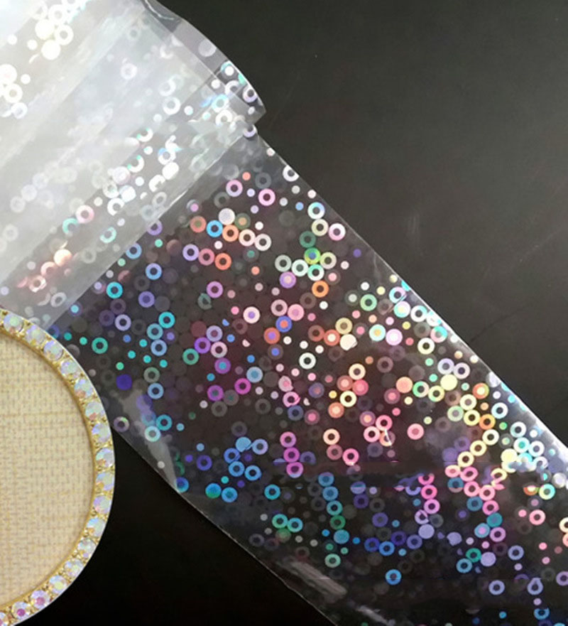 Transparent Nail Art Starry Sky Transfer Sticker Firework Starry Sky Paper