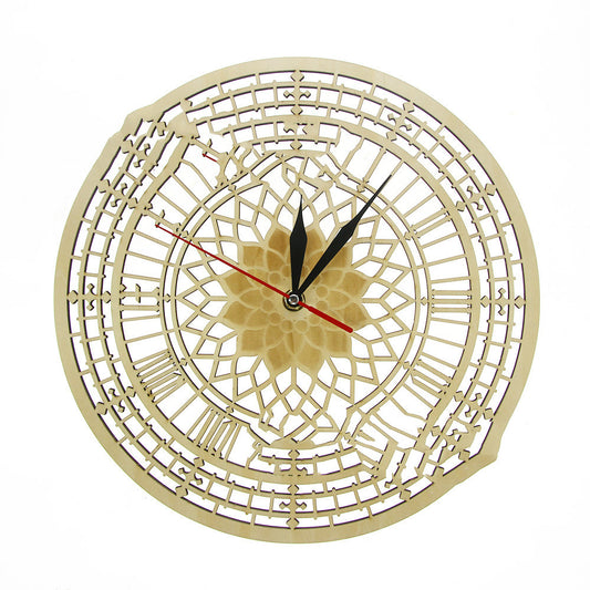 Wooden Wall Clock Custom London Big Ben Style Wall Clock Modern Wall Decoration Wall Clock