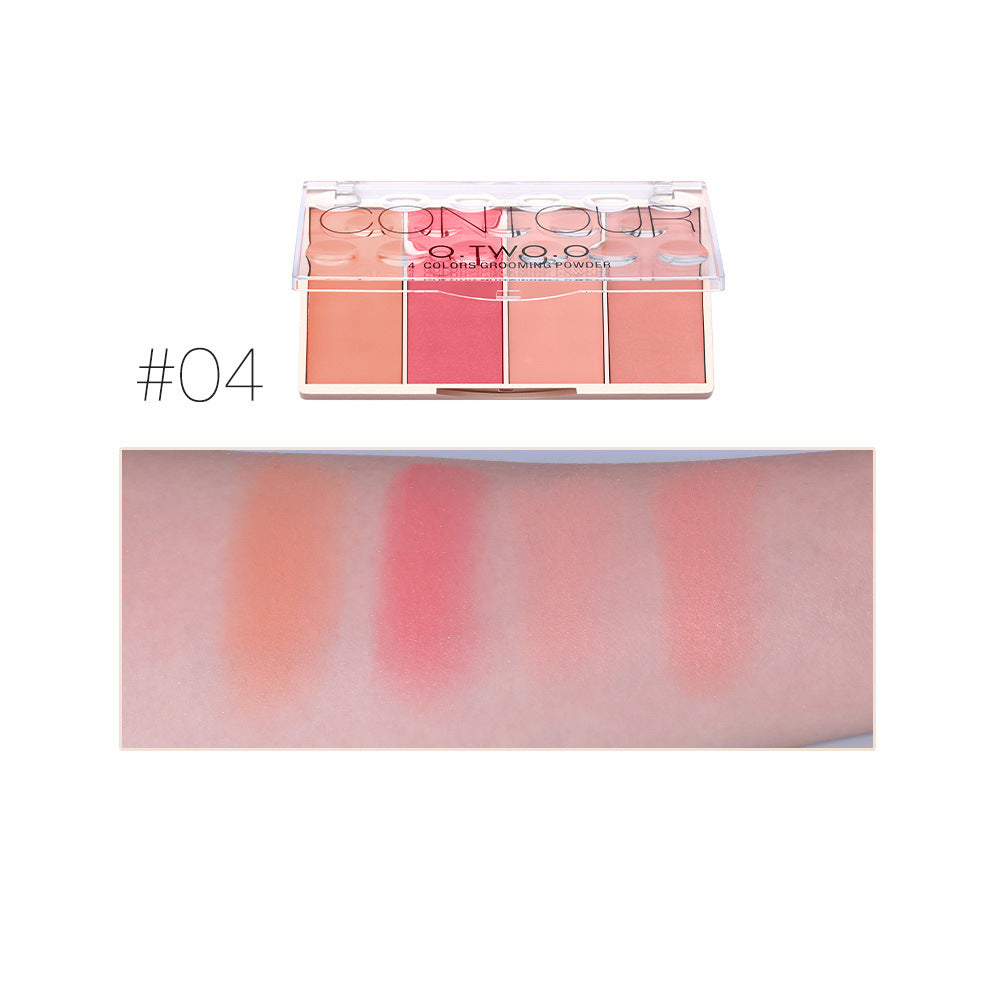 Brightening Three-dimensional Highlight Rouge Pearlescent Powder Pan