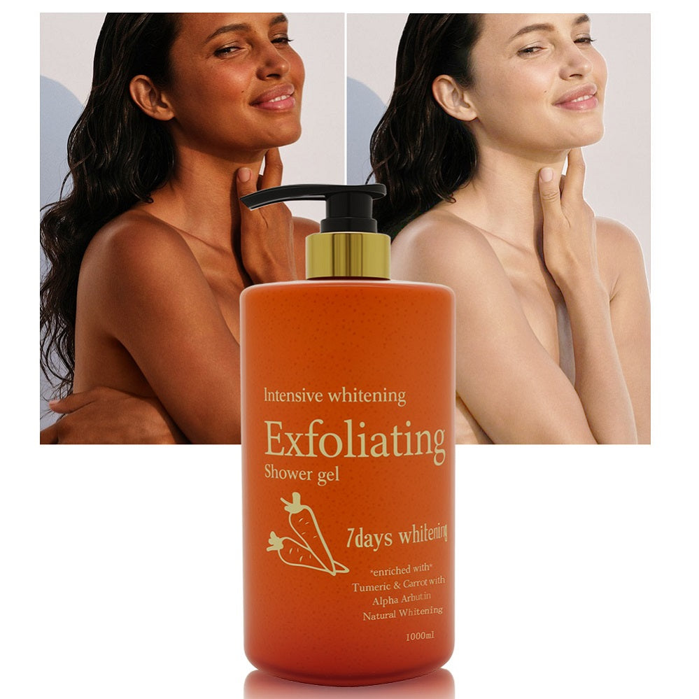 7 Days Exfoliating Body Wash Whitening Shower Gel Body Wash Shampoo