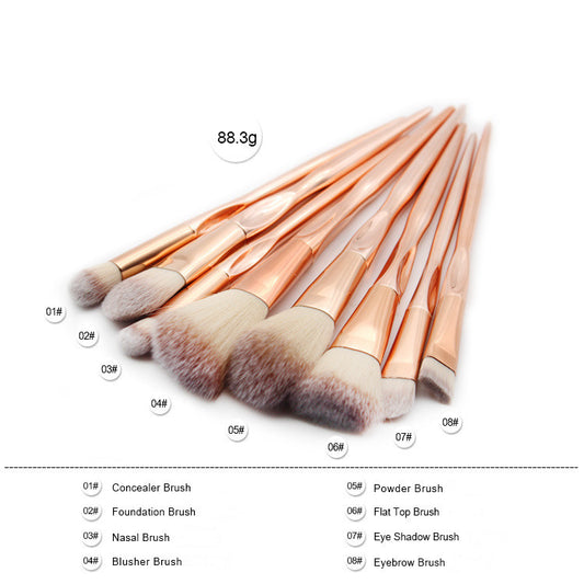 4/8 makeup brush set