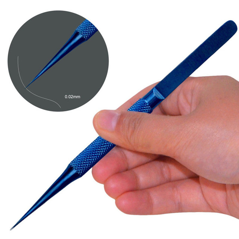 Flying Line Tweezers Titanium Alloy 0.15mm Fine Tip Tweezers