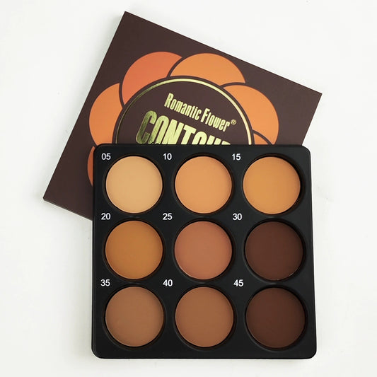 9 Colors Dark Matte Waterproof Long-lasting Natural Makeup Palette