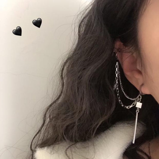 Long Stick Earrings Ear Bone Clip Earrings