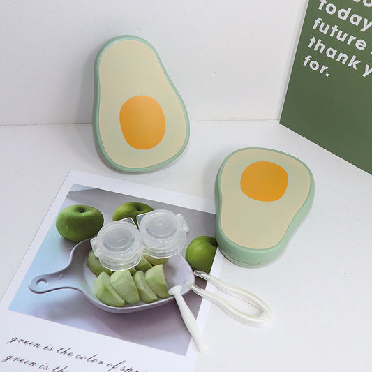 Avocado Contact Lens Companion Box Girl Heart