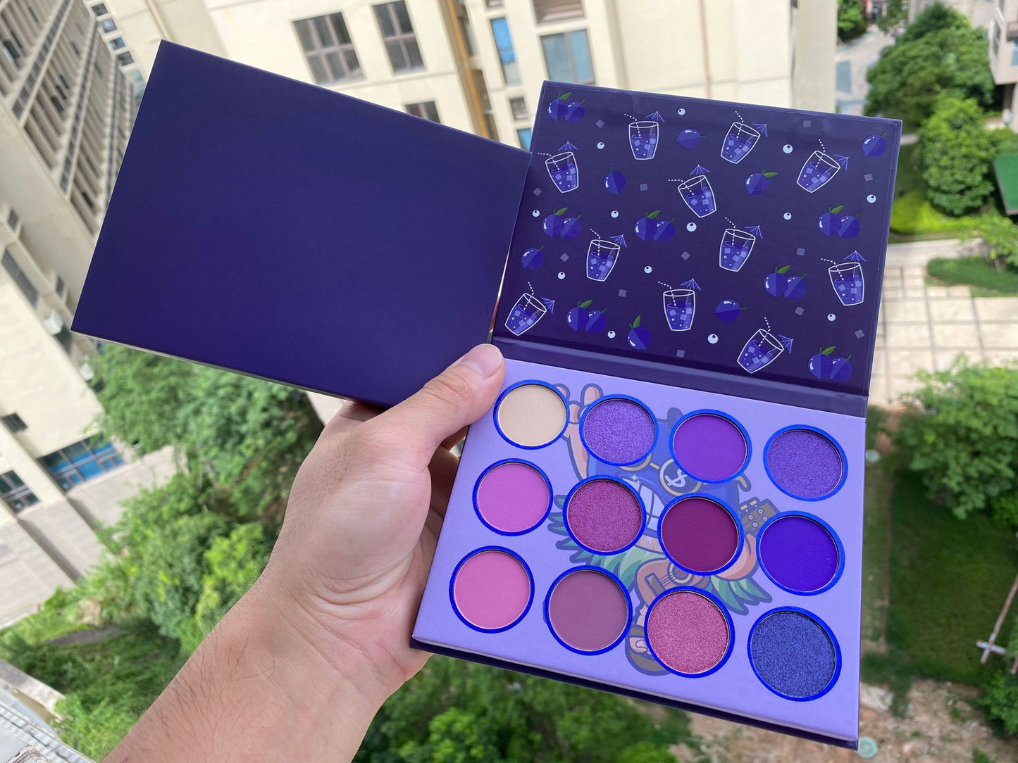 Fruit Series 12 Color Eyeshadow Palette Portable And Easy