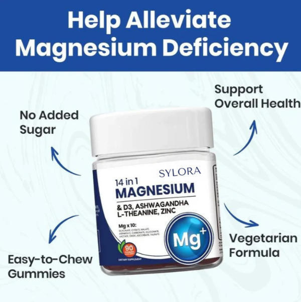 Drunk Eggplant Magnesium Soft Candy Vitamin 14 IN1 Theanine Cortisol Supplement Diet