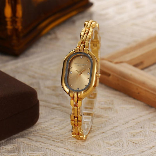 Egg-shaped Waterproof Bracelet Watch For Women