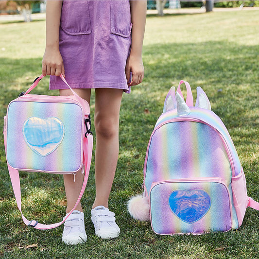 Large Capacity Children Backpack Student Girl Cartoon School Bag