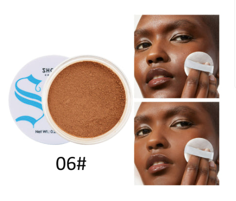 Matte Powder Waterproof Sweatproof Non-Smudging Concealer Loose Powder