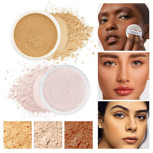 Matte Powder Waterproof Sweatproof Non-Smudging Concealer Loose Powder