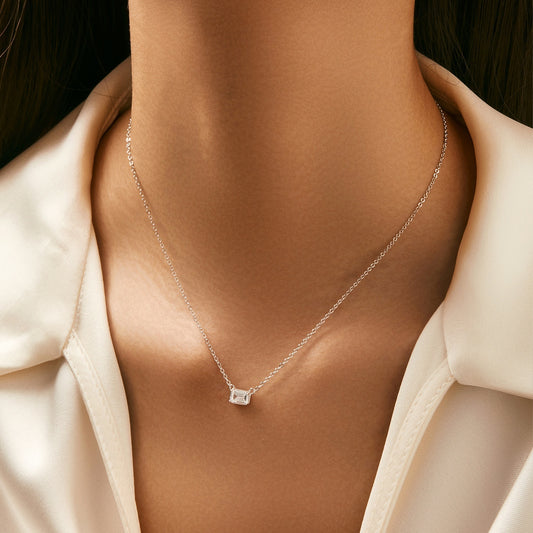 S925 Sterling Silver Minimalist Necklace For Women