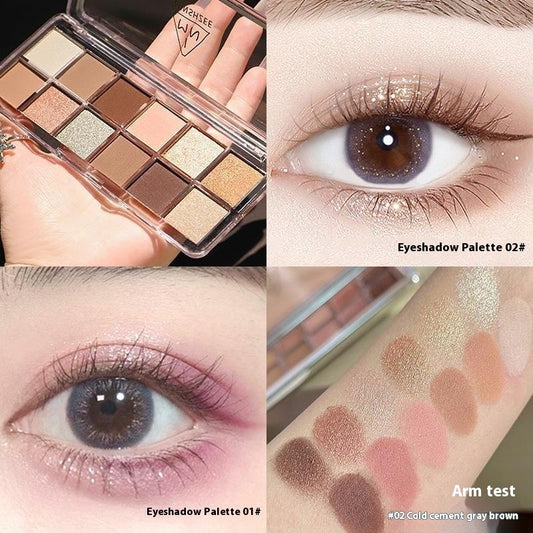 Eye Shadow Plate Earth Color Waterproof