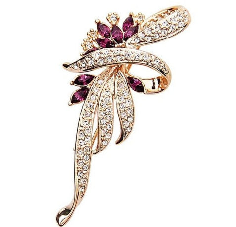 Korean version of female jewelry crystal brooch brooch