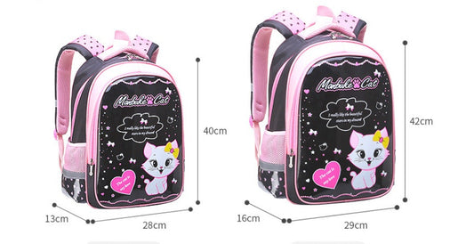 Primary school bag 6-12 year old girl backpack 1-3-4-5-6 first grade cute princess