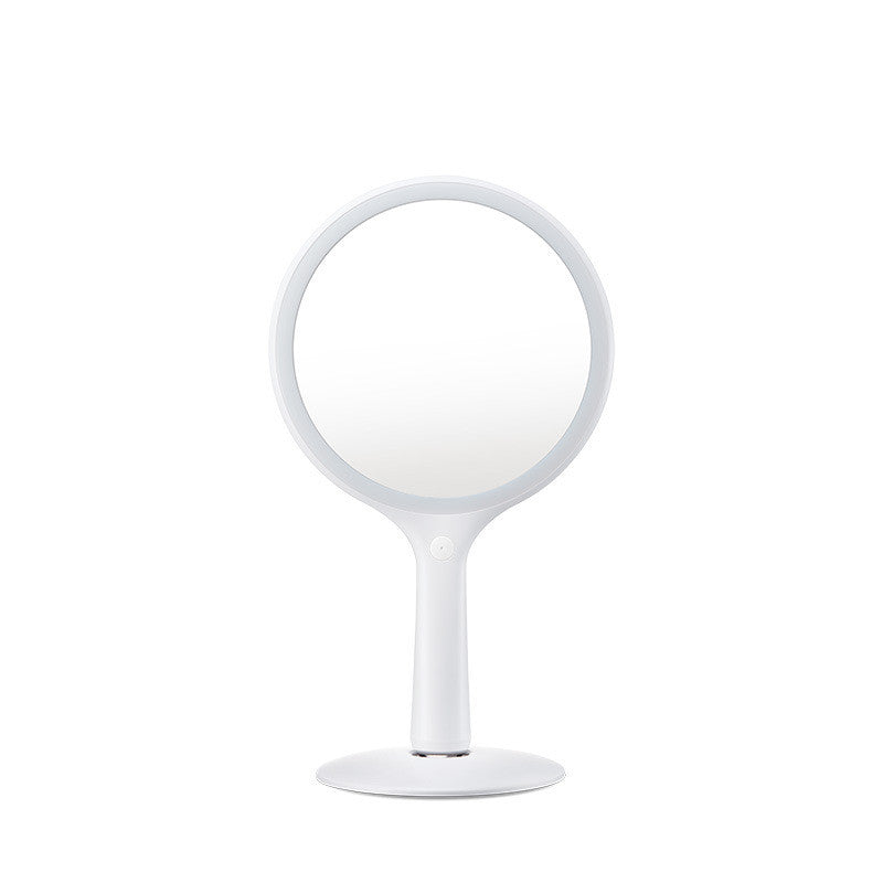Makeup mirror with lamp double-sided mirror