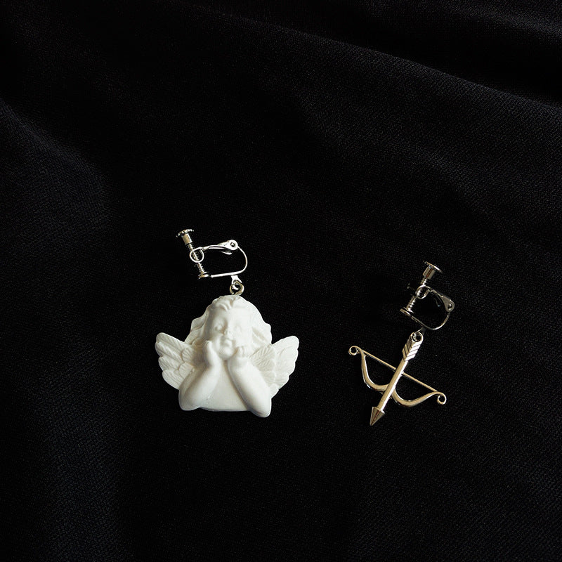 Cupid Angel Thin Earrings Earrings