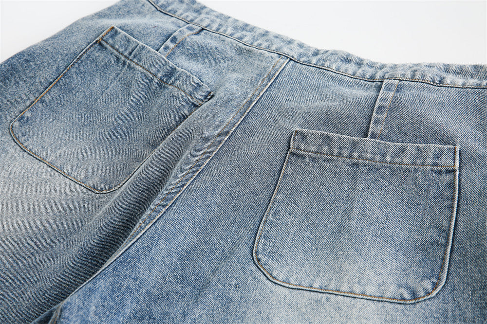 Fashion Men's Loose Straight Short Pants