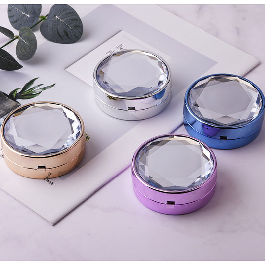 Diamond Shaped Contact Lens Cartoon Companion Box