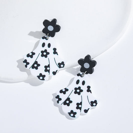 Cute Halloween Acrylic Earrings For Women Jewelry Earring Ornament