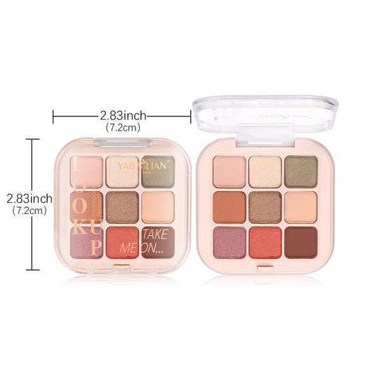 Eye Shadow Plate 9-color Makeup Nine-color Colorful Fog
