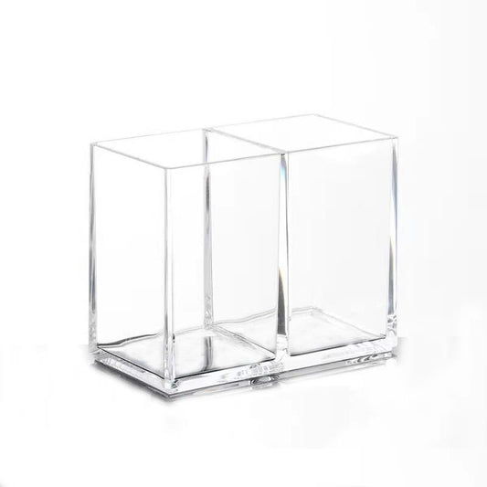 New Multi-grid Pen Holder Desktop Small Items Makeup Brush Holder Storage Box