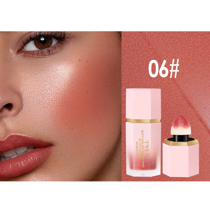TVLV Velvet Six-color Liquid Blush Long-lasting Waterproof