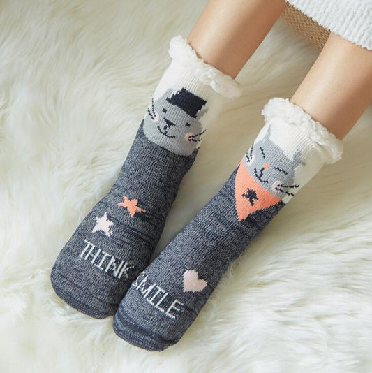 Warm And Plush Socks In Autumn And Winter