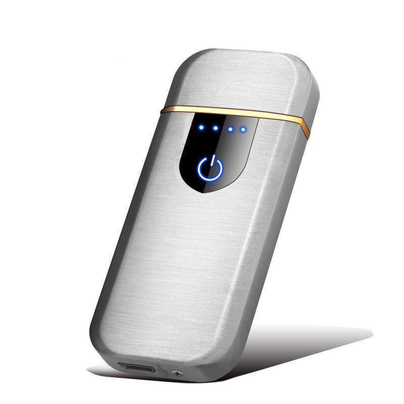 Creative ultra-thin fingerprint usb charging lighter