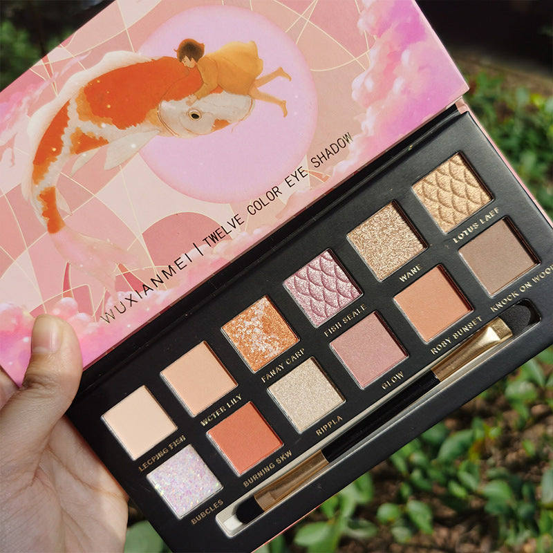 Koi 12-color pearl sequin eyeshadow palette