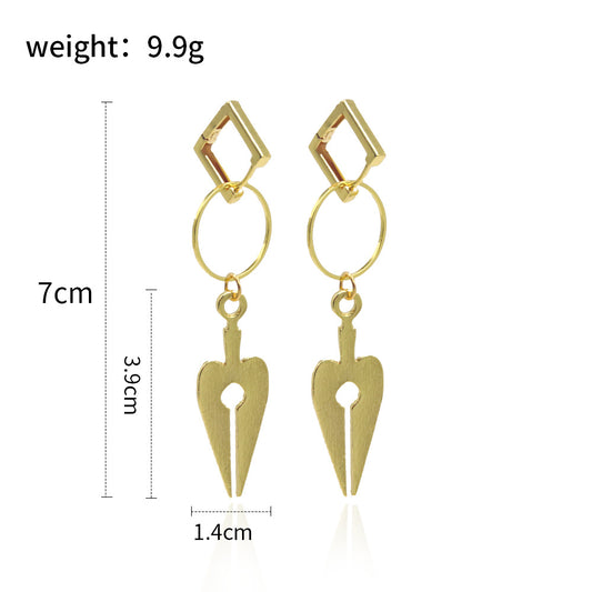 Alloy Earrings Ear Clip Cartoon Characters