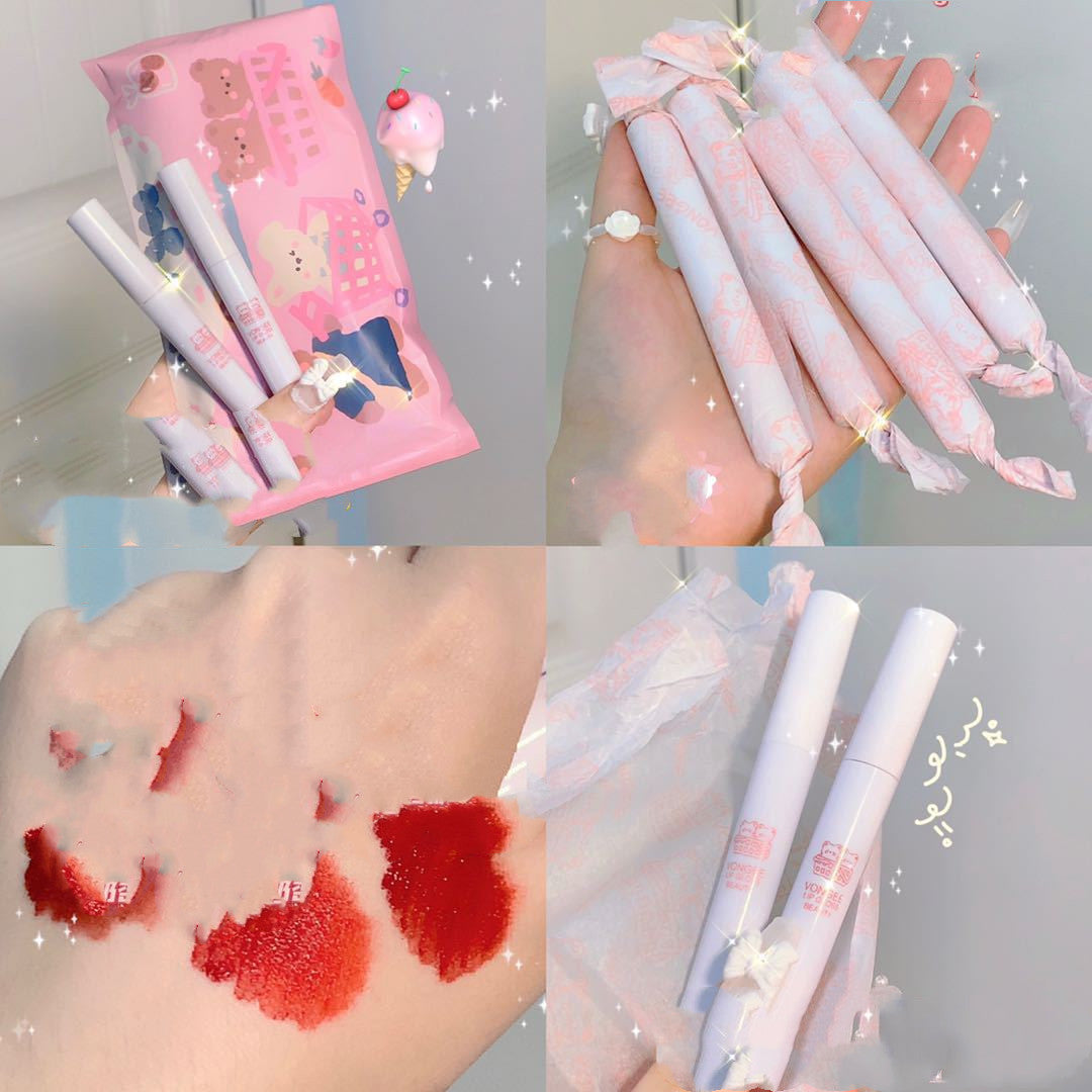 Empty Cart Lip Glaze Set Five PCs Lip Mud Matte Finish Lipstick