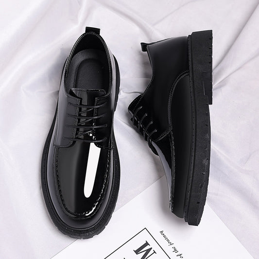 New-style Casual Leather Shoes For Men With A Polished Finish
