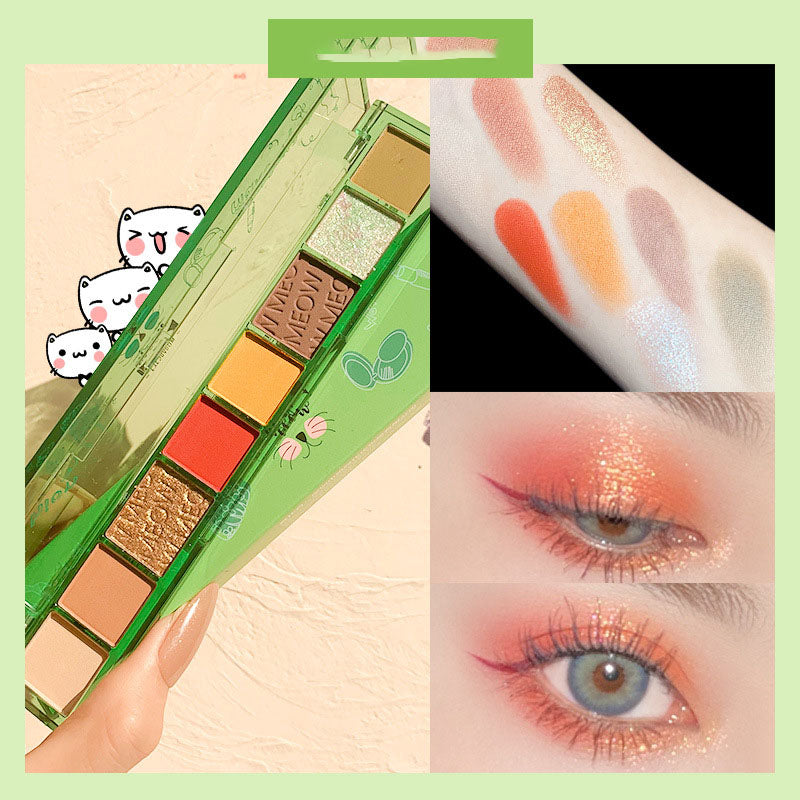 Eight-color eyeshadow palette