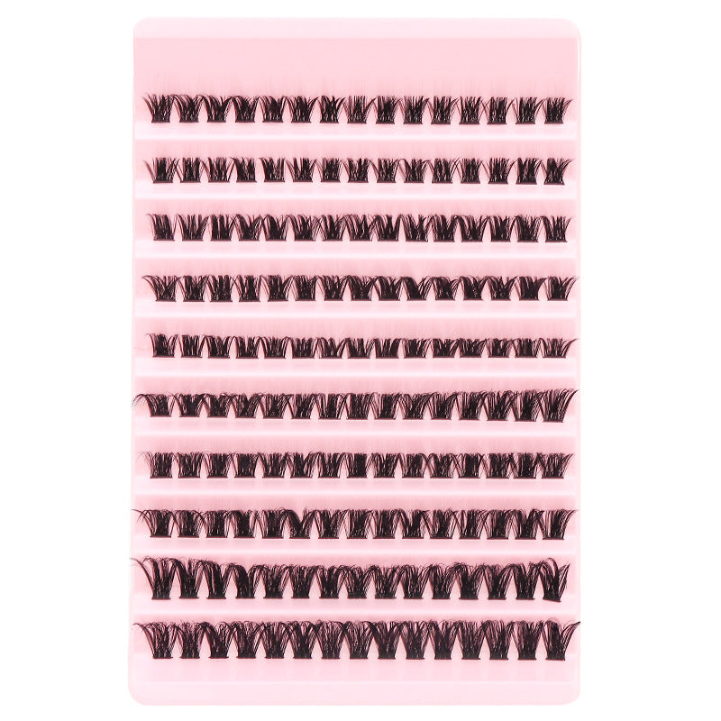 False Eyelashes Suit Single Cluster Thick Curl Long Hot Melt Stem Individual False Eyelash Flatness