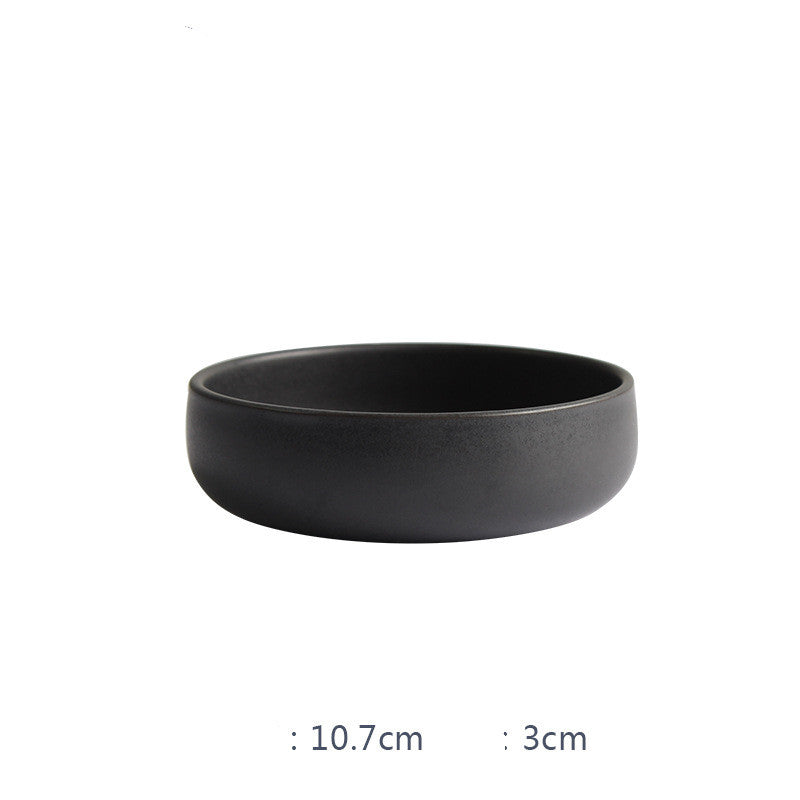Nordic Ceramic Rice Bowl Steak Plate Deep Household Tableware Dish Set