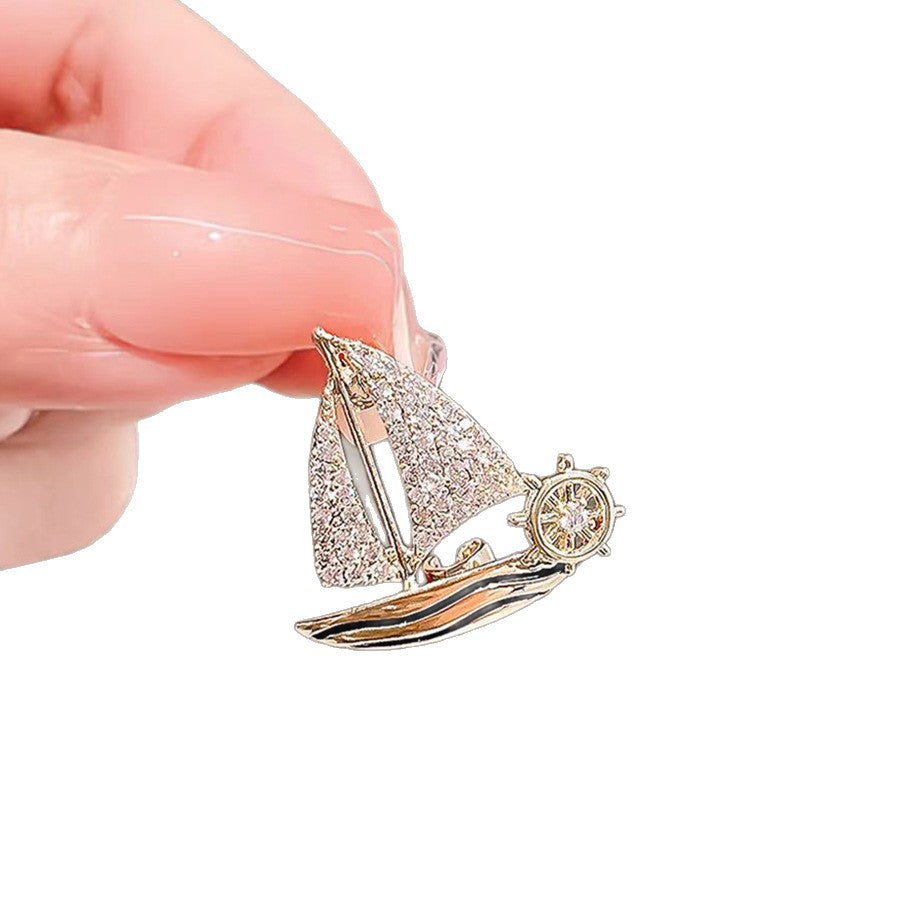 Smooth Sailing Pin Anti-exposure Brooch Accessory
