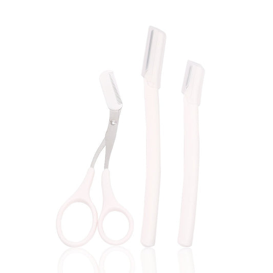 Stainless Steel Eye-brow Knife Suit Beauty Tools