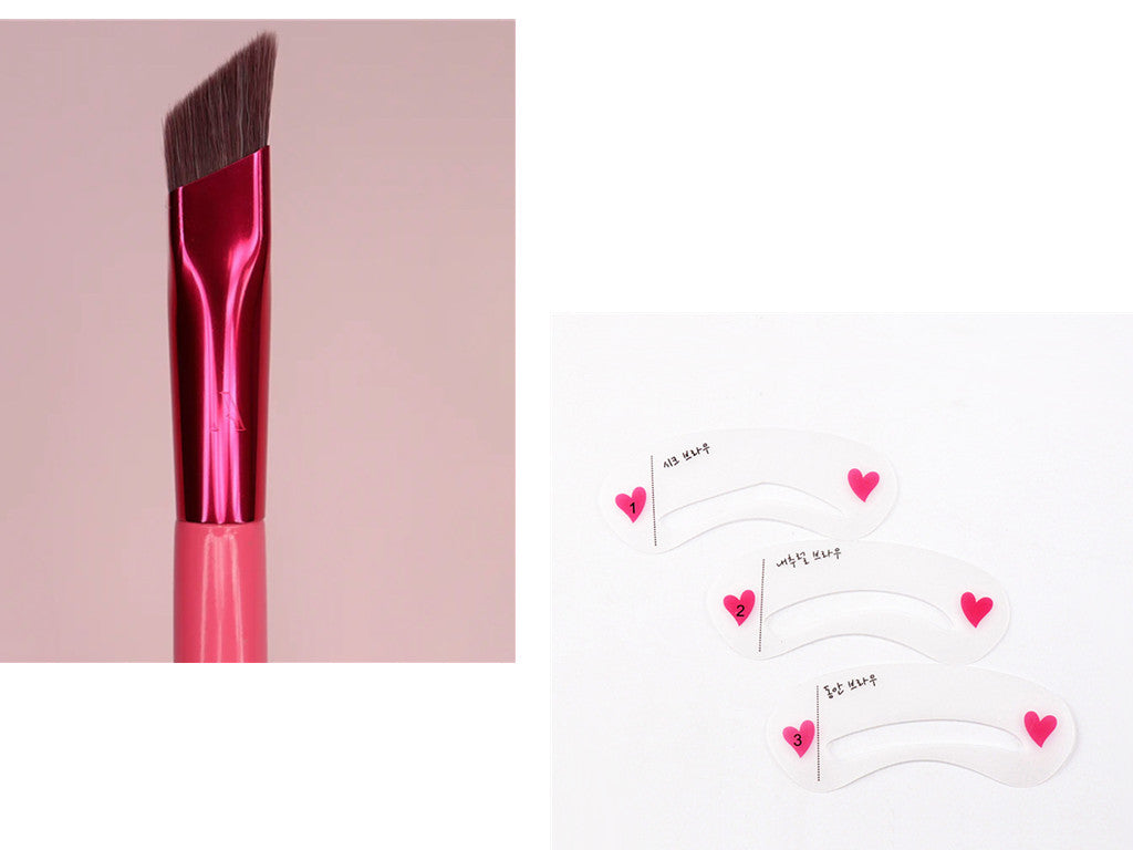 PVC Thrush Card Eyebrow Shape Mold Eyebrow Measurer Eyebrow Tools Eyebrow Aids Eyebrow Artifacts Eyebrow Stickers